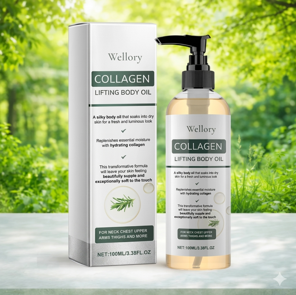 Wellory Collagen Oil | Tightens and Lifts Sagging Skin by 98% in 24 hrs